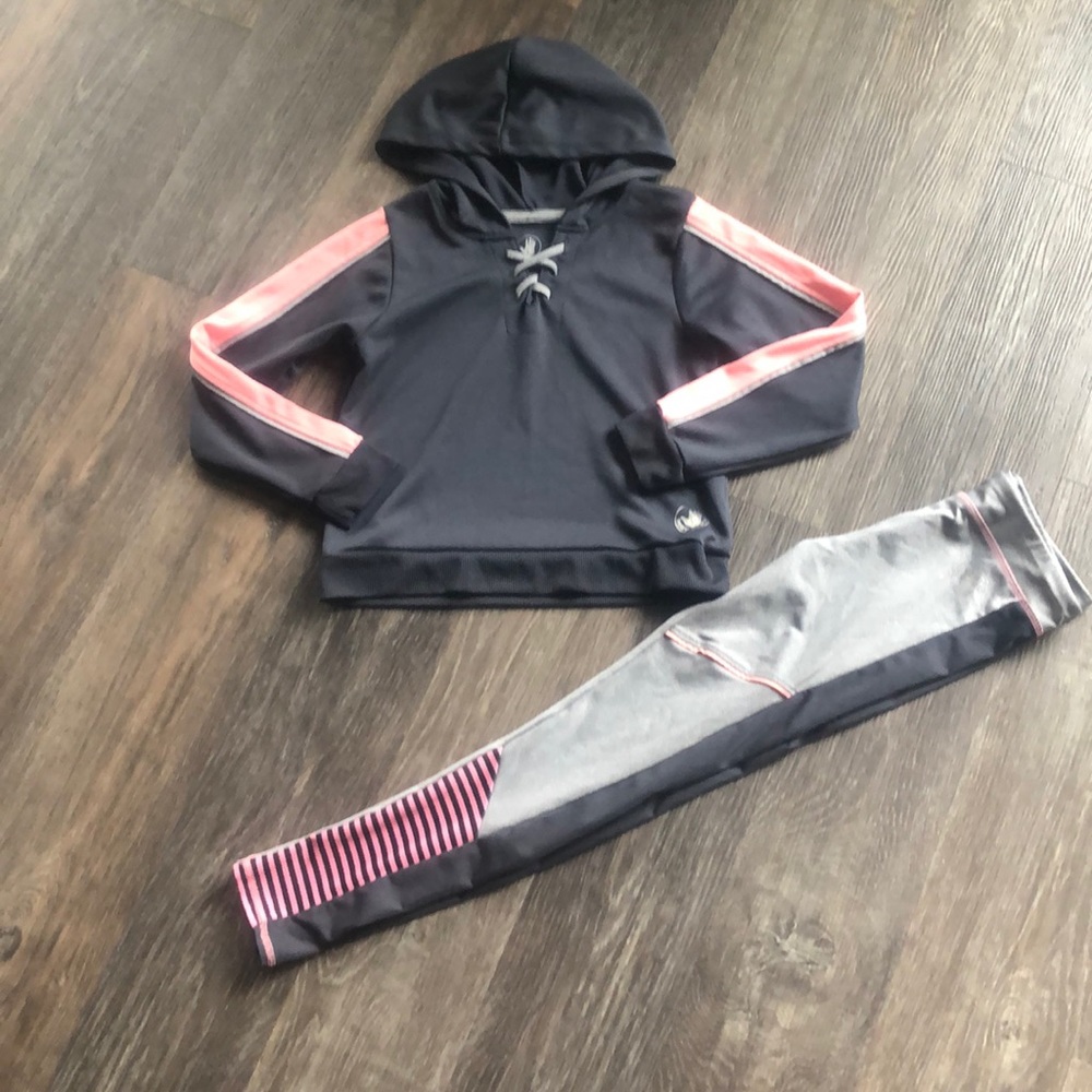 Girls Body Glove Active Wear Outfit Sz 8